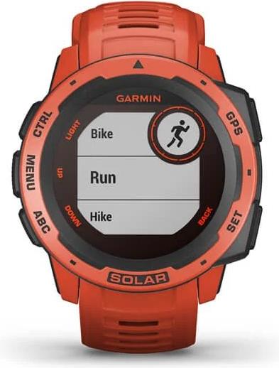 

Умные часы Garmin Instinct Solar красное пламя, Instinct Solar