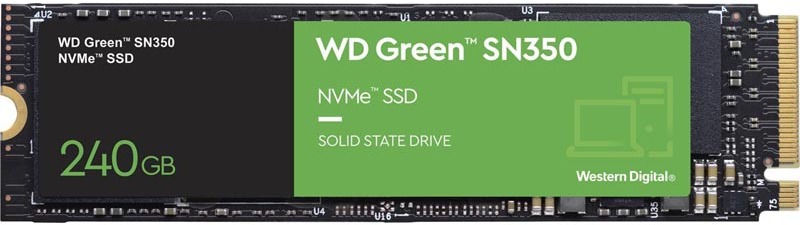 

SSD диск WD M.2 2280 240GB [WDS240G2G0C], SSD диск WD Green SN350 240GB (WDS240G2G0C)