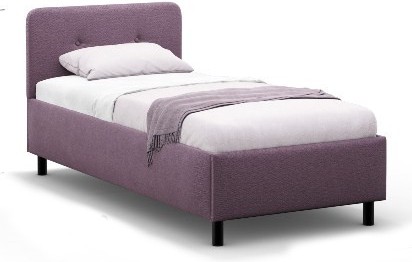 

Кровать Moon Trade Aiko New 90x200 БМ фиолетовый [К002879], Кровать Moon Trade 1232 90х200 БМ рогожка К002879 фиолетовый