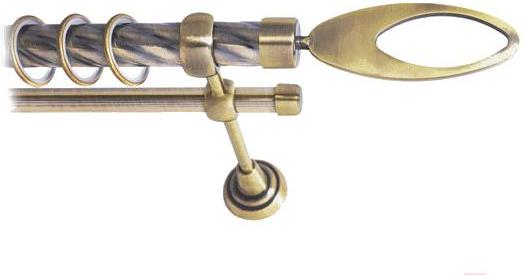 

Карниз Lm Decor Эллипс 178 1р витой 25мм 4м антик, Эллипс 178 1р витой 25мм 4.0м