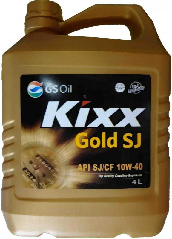 

Моторное масло Kixx Gold SJ 10W40 4л [L5318440E1], Gold SJ 10W40 4л