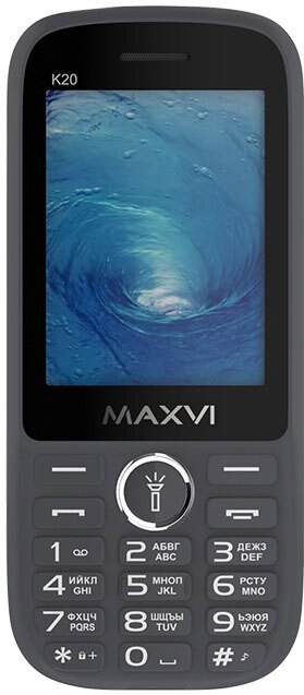 

Мобильный телефон Maxvi K20 Grey [K20 Grey], Мобильный телефон Maxvi K20 Grey