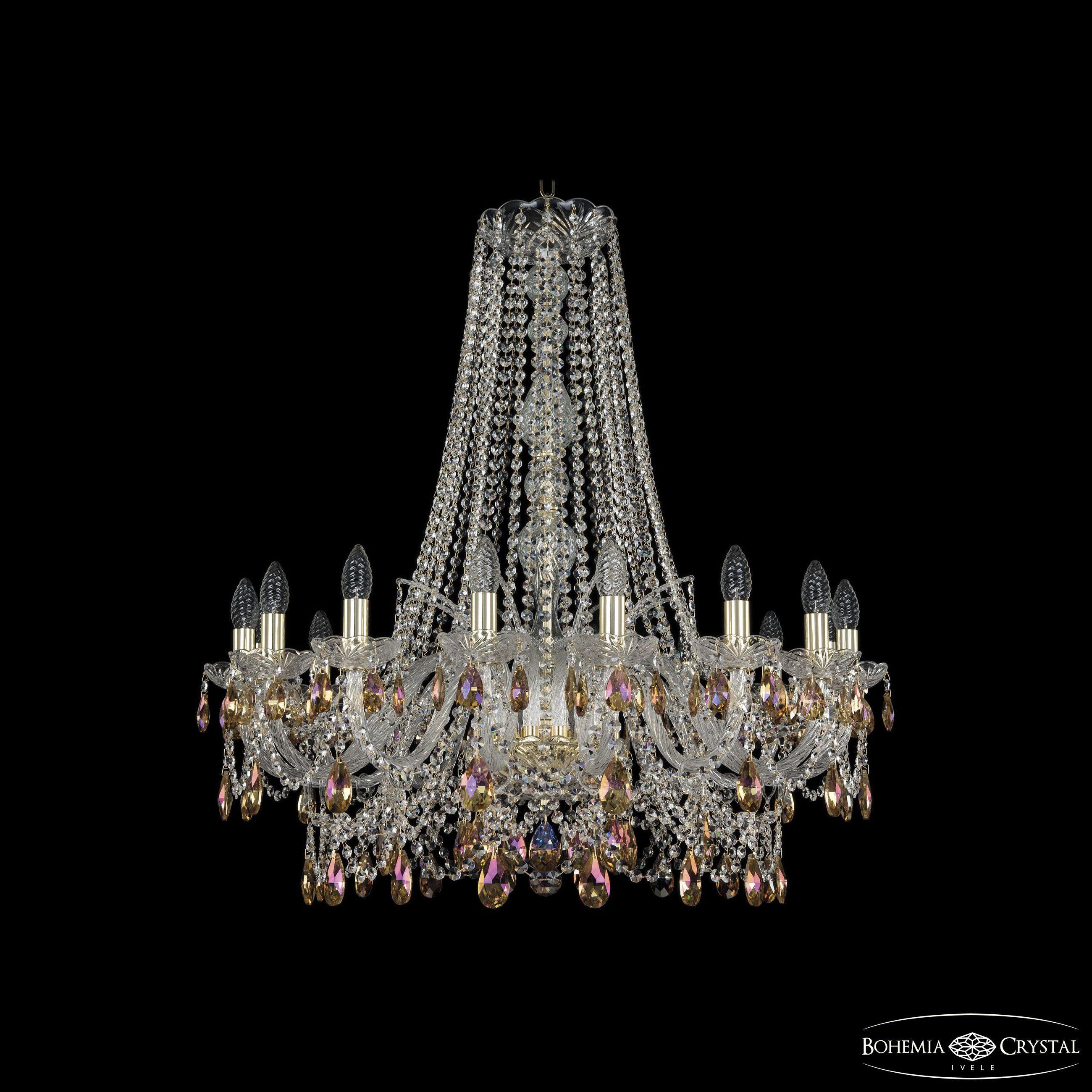 

Подвесная люстра Bohemia Ivele Crystal 1411/16/300/h-90 G K777