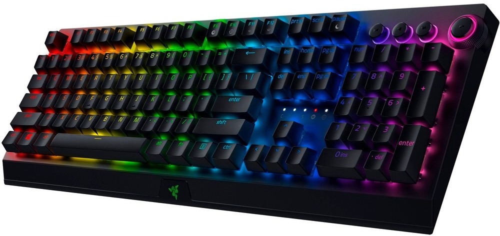 

Наушники Razer BlackWidow V3 Pro [RZ03-03530800-R3R1], Клавиатура Razer BlackWidow V3 Pro Green Switch