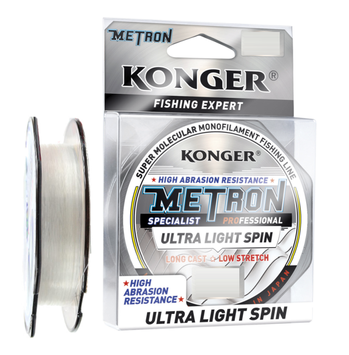 

Леска монофильная KONGER METRON SPECIALIST ULTRA LIGHT SPIN 150 м 0,16 мм [203150016], Леска монофильная KONGER METRON SPECIALIST ULTRA LIGHT SPIN 150 м 0,16 мм 203150016