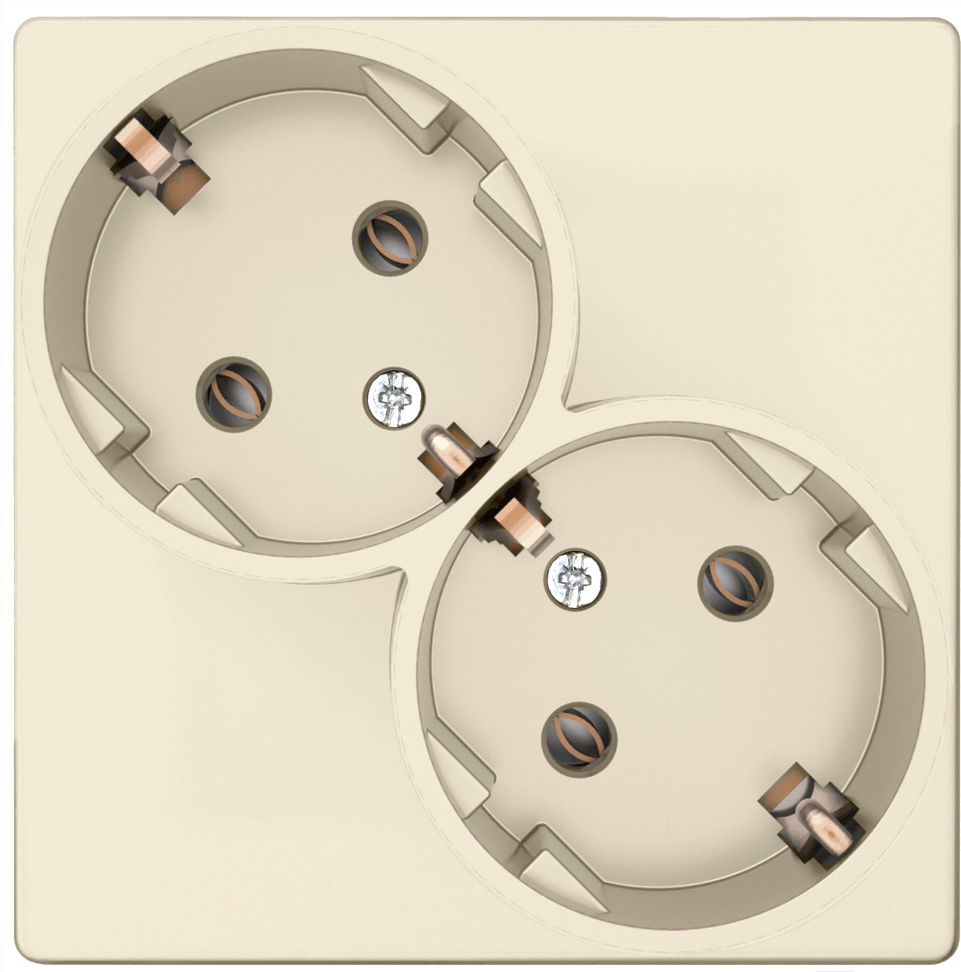 

Розетка Simon 2450459-031 слоновая кость, 2450459-031