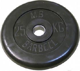 

Диск для штанги MB Barbell d26 мм 2.5 кг черный, Диск для штанги MB Barbell d26мм 2.5кг черный