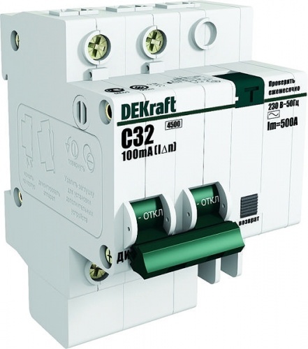 

Выключатель нагрузки Schneider Electric Дифференциальный автомат DEKraft 15159DEK