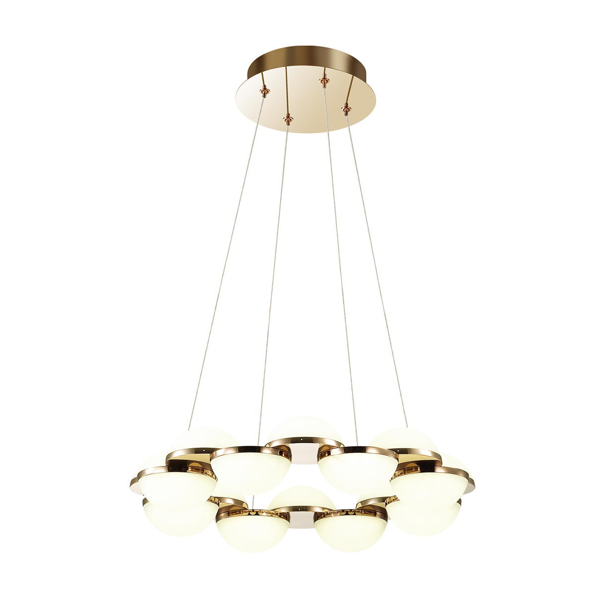 

Потолочный подвесной светильник Odeon Light 4105/64L золото/белый Подвес LED 64W CONTI, 4105/64L золото/белый Подвес LED 64W CONTI
