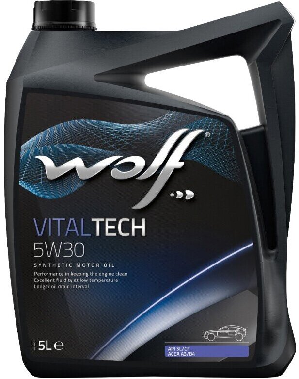 

Моторное масло Wolf VitalTech 5W30 5л [14115/5], Моторное масло Wolf VitalTech 5W30 5л 14115/5