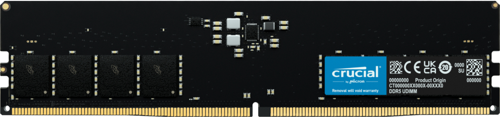 

Оперативная память Crucial 32GB DDR5 PC5-38400 (CT32G48C40U5)