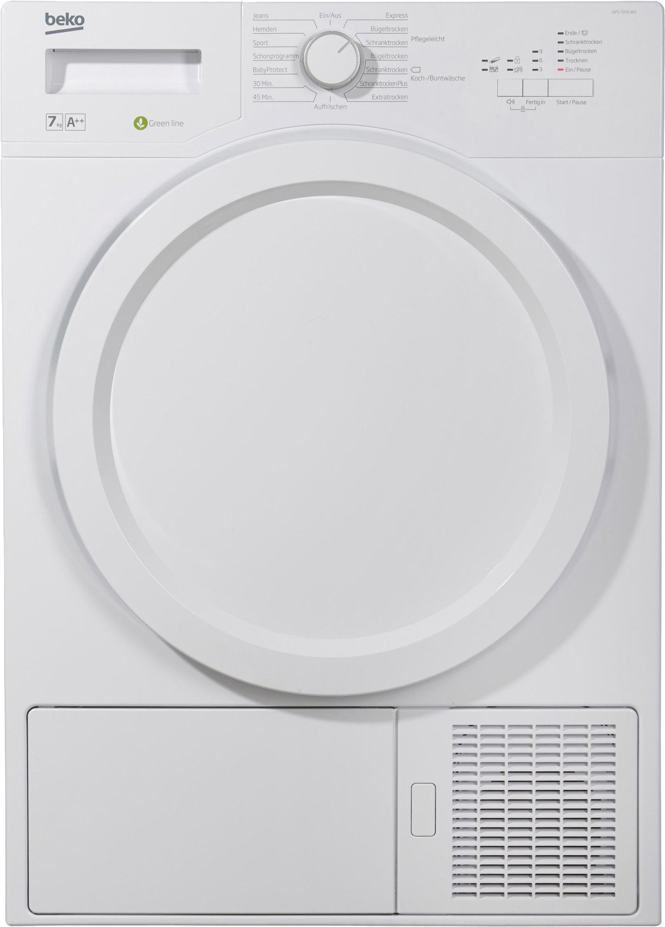 BEKO DPS 7205 GB5 - фото Сушильная машина BEKO DPS 7205 GB5