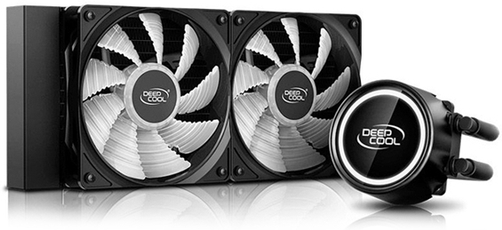 

Система охлаждения DeepCool GAMMAXX L240T White [DP-H12RF-GL240TW], Кулер DeepCool GAMMAXX L240T White DP-H12RF-GL240TW