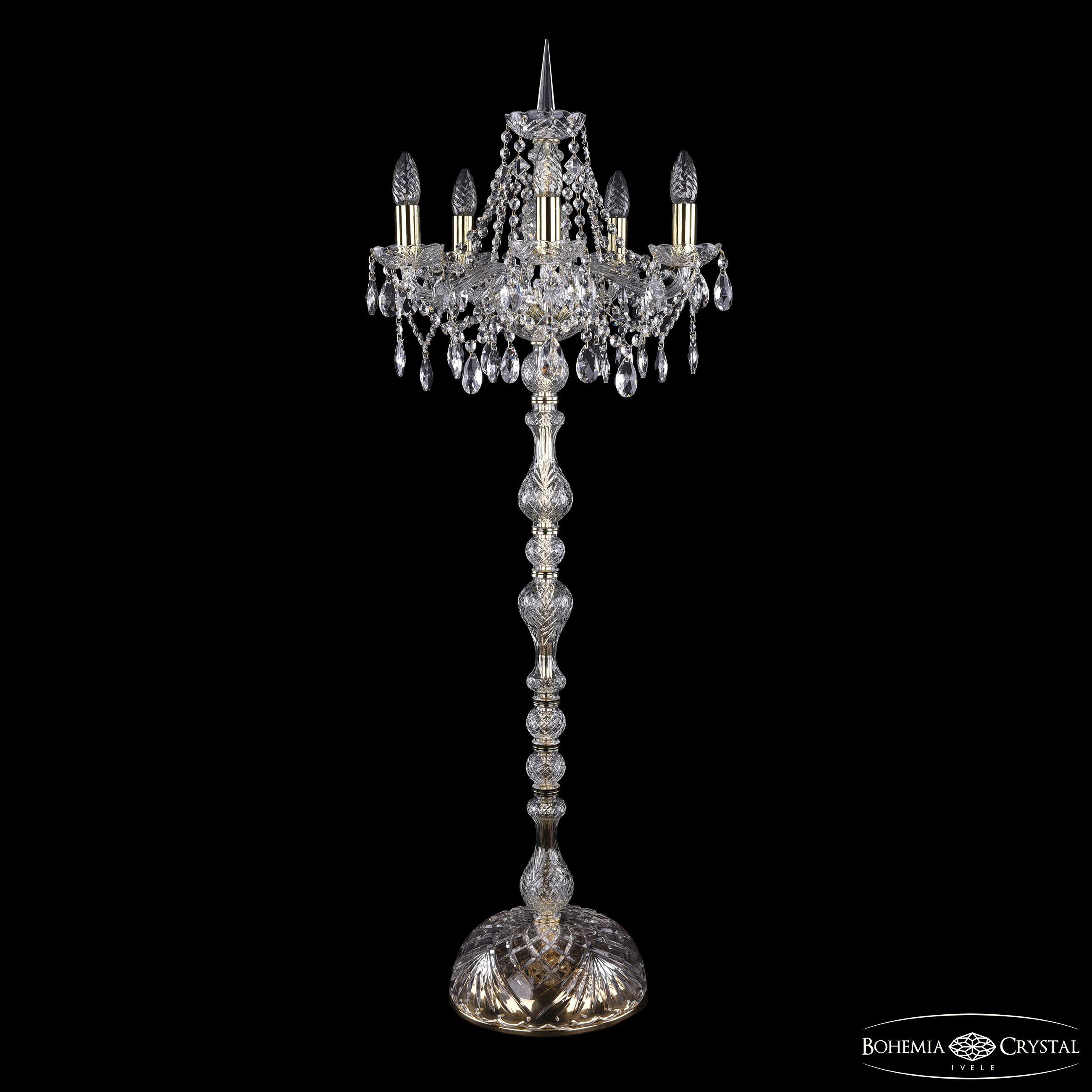 

Торшер Bohemia Ivele Crystal 1413T1/5/141-120 G