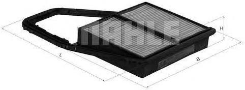 

Фильтр воздушный Knecht/Mahle LX1689, LX1689