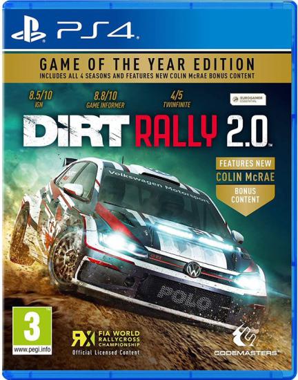 

Игра для приставки PlayStation Dirt Rally 2.0 GOTY [4020628725556], Dirt Rally 2.0 GOTY