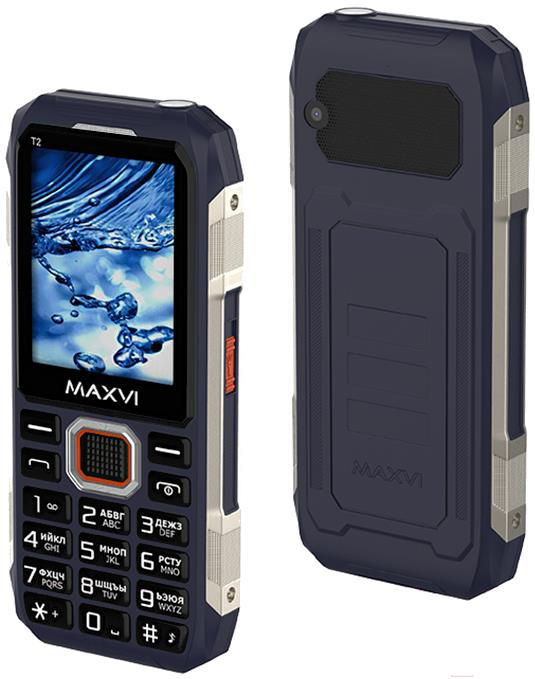 

Мобильный телефон Maxvi T2 Blue, T2