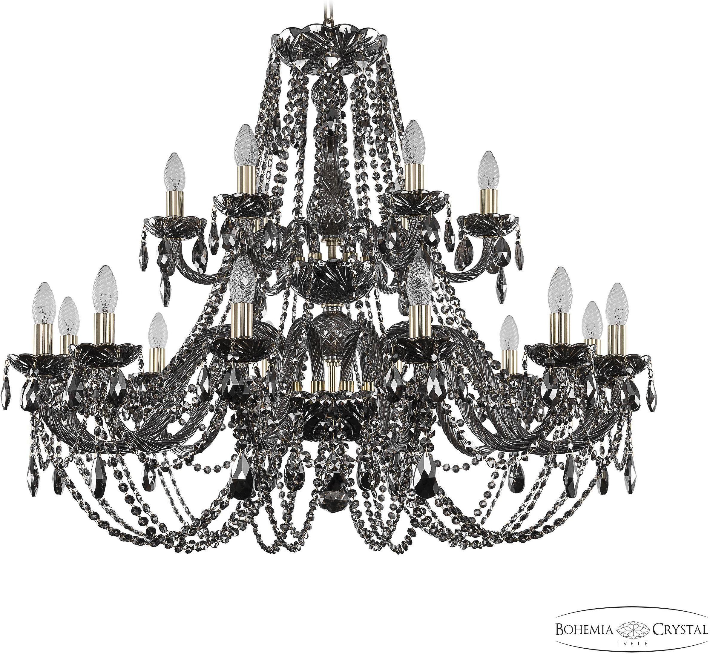 

Подвесная люстра Bohemia Ivele Crystal 1406/12+6/360/2d G M781