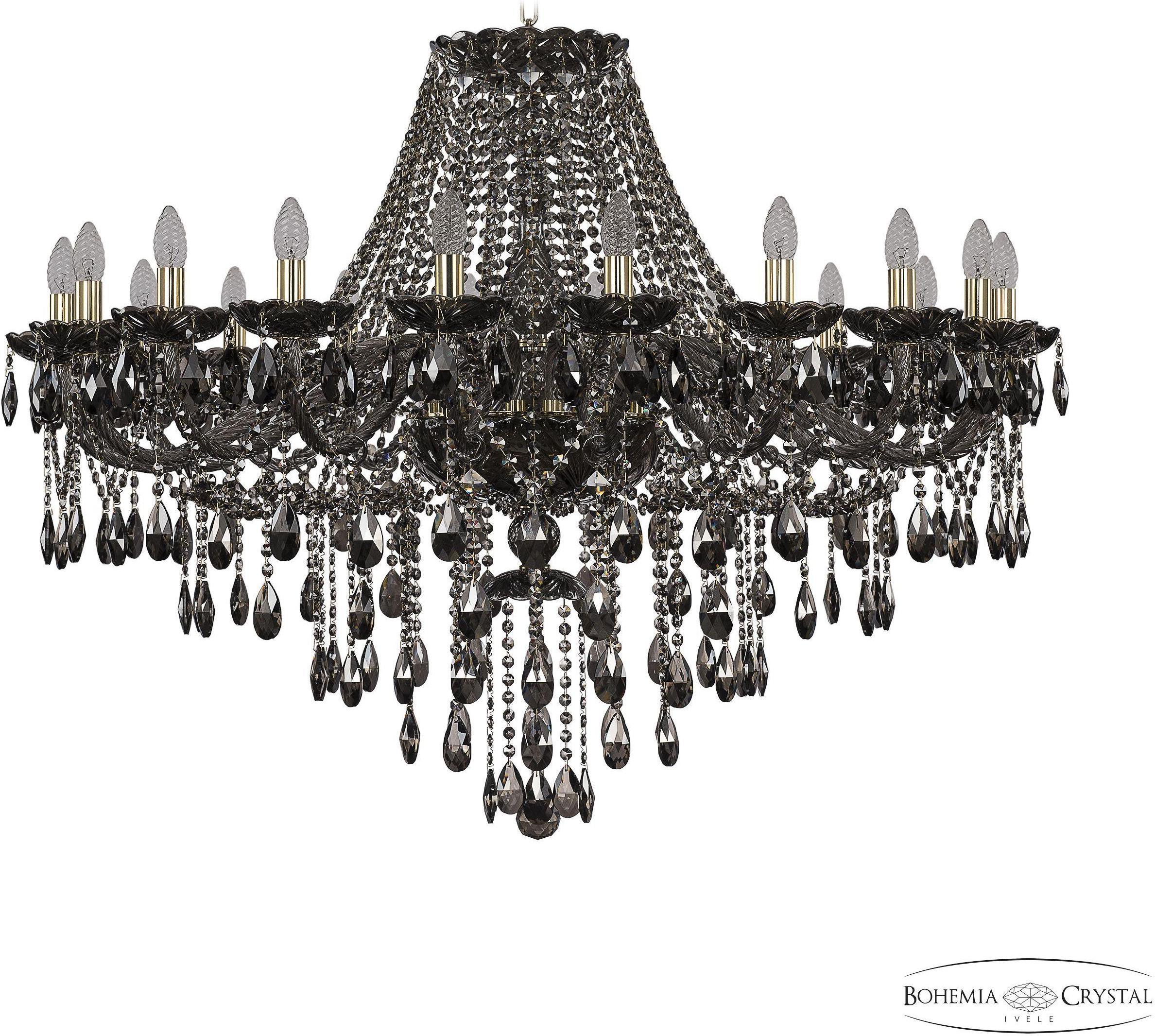 

Подвесная люстра Bohemia Ivele Crystal 1415/20/400 G M731