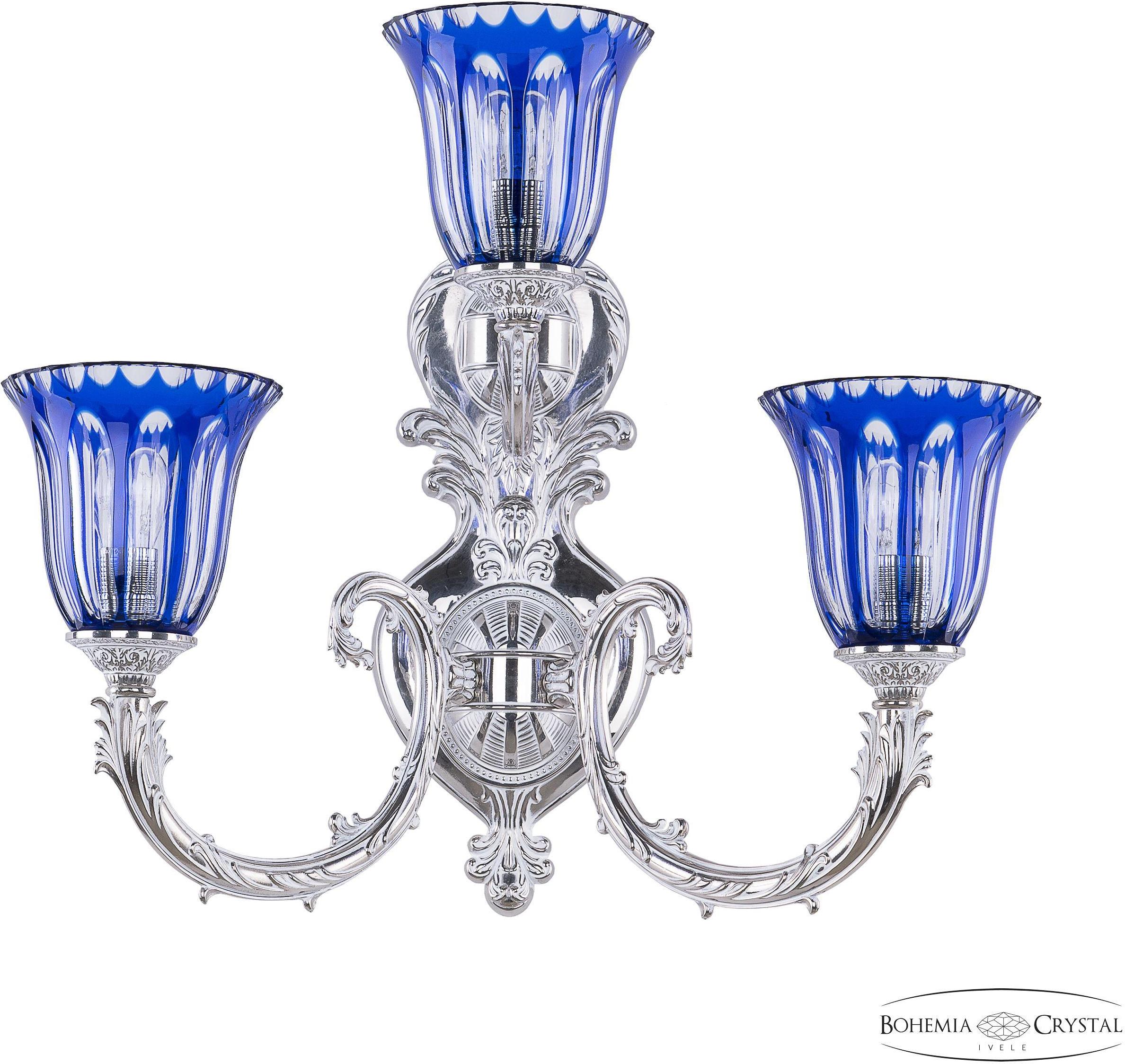 

Подвесная люстра Bohemia Ivele Crystal 7109B16/2+1/210 NW P2 U Clear-Blue/H-1H