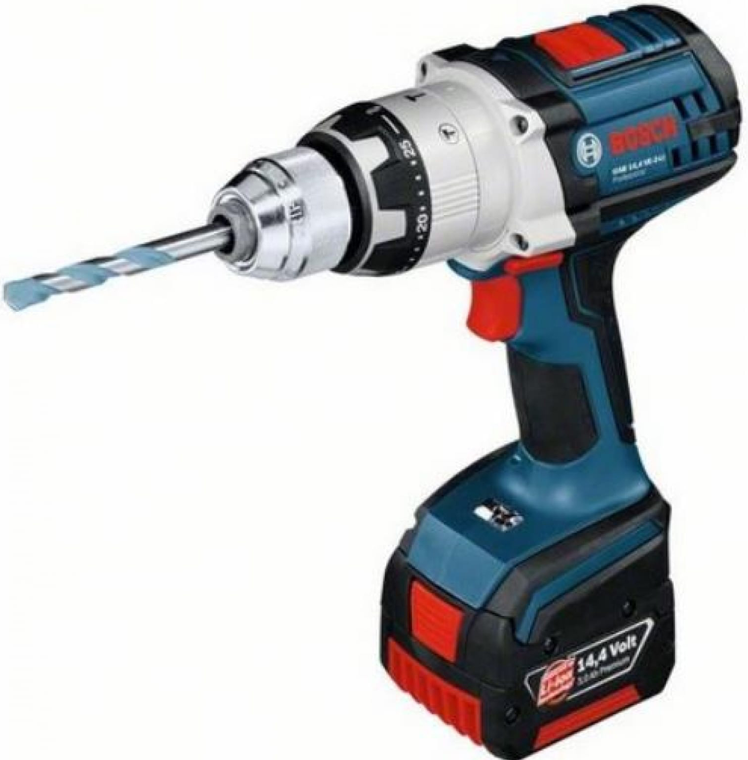 

Дрель-шуруповерт Bosch GSB 14.4 VE-2-LI Professional [0601862401], Электродрель Bosch GSB 14.4 VE-2-LI Professional 0.601.862.401
