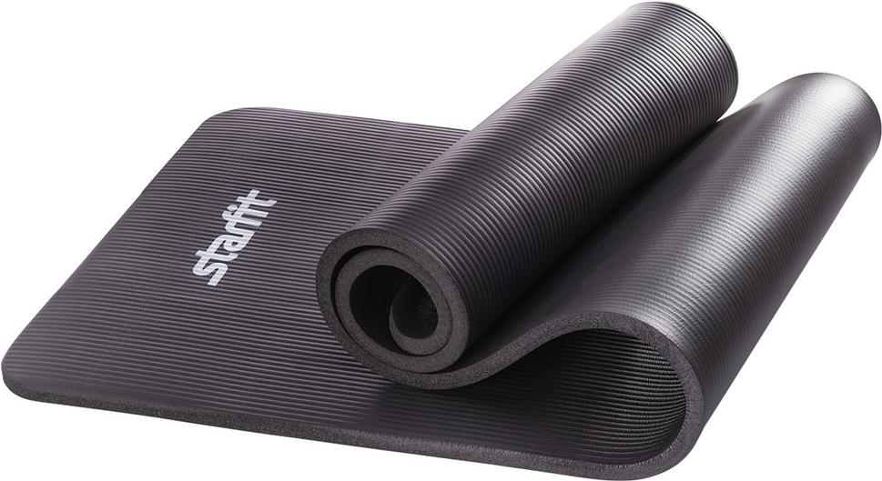 

Коврик для йоги и фитнеса Starfit FM-301 NBR 183x58x1.5см черный, FM-301 NBR 183x58x1.5см