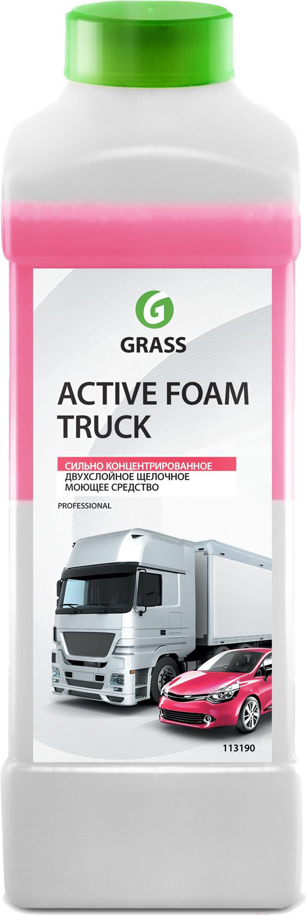 

Автошампунь Grass Active Foam Truck / 113190 (1л), Очиститель для авто Grass Active Foam Truck для грузовиков 1л 113190