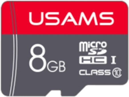 

Карта памяти Usams MicroSDHC 8Gb Class 10 US-ZB092 красный [ZB92TF01], Карта памяти Usams US-ZB092 TF High Speed Card 8GB