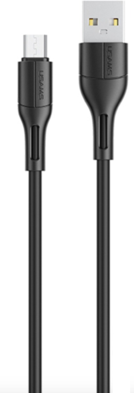 

Кабель Usams USB Type-A - MicroUSB 1m Black (SJ502USB01)