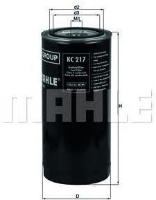 

Фильтр топливный Knecht/Mahle KC217, KC217
