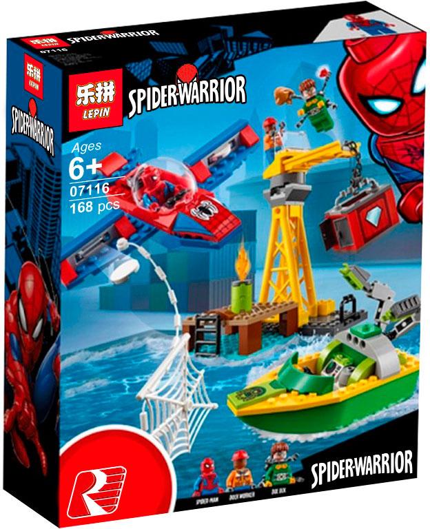 

Конструктор LEPIN Spider-warrior Spider-Man: Doc Octopus Diamond Robbery [07116], Spider-warrior Spider-Man: Doc Octopus Diamond Robbery
