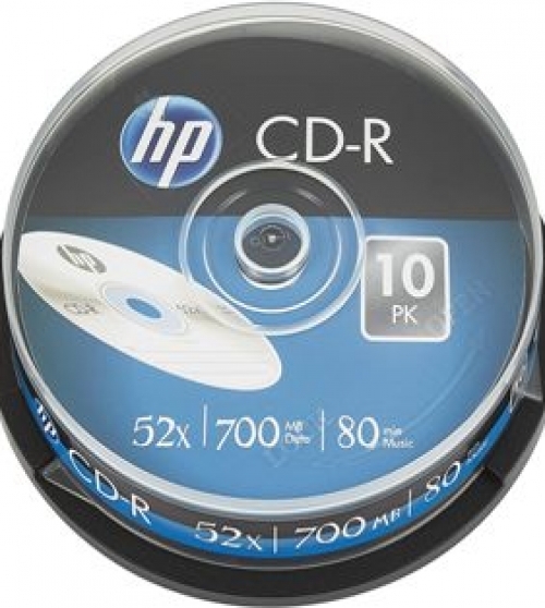 

Оптический диск HP CD-R 700Mb 52x CakeBox 10 шт [69308], Оптический диск HP CD-R 700Mb 52x CakeBox 10 шт 69308