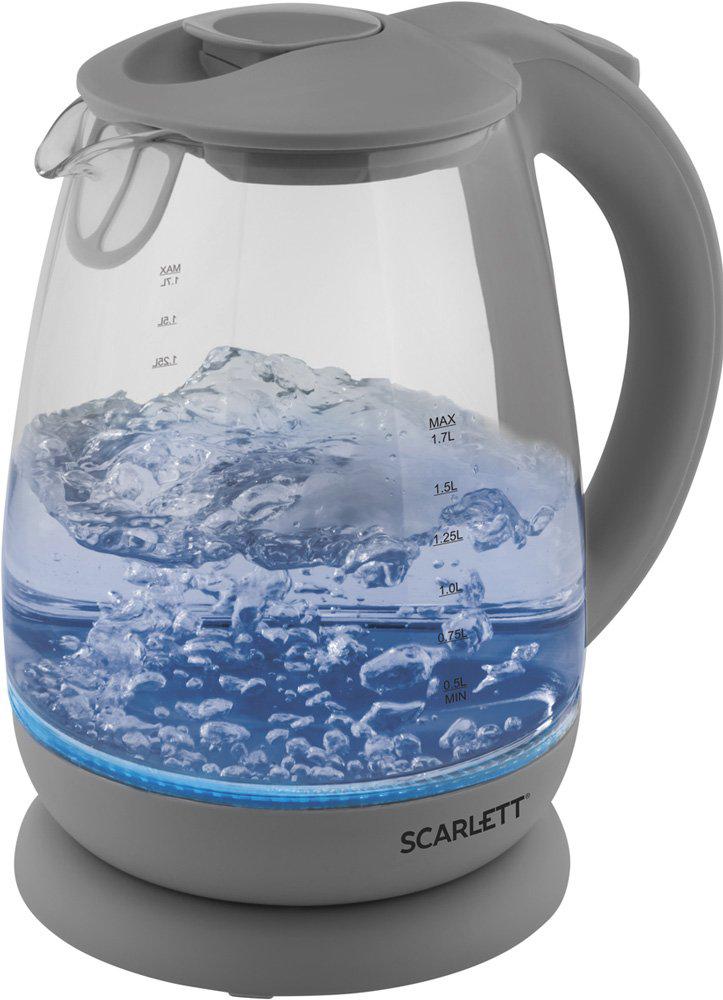 

Электрочайник Scarlett SC-EK27G27 Transparent, SC-EK27G27