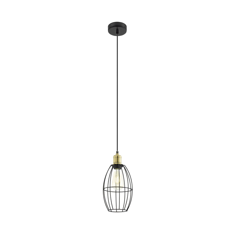 

Потолочный подвесной светильник EGLO Подвес DENHAM, 1x60W (E27), Ø155, H1100, сталь, бронза, черный [49789], Подвес DENHAM, 1x60W (E27), Ø155, H1100, сталь, бронза, черный