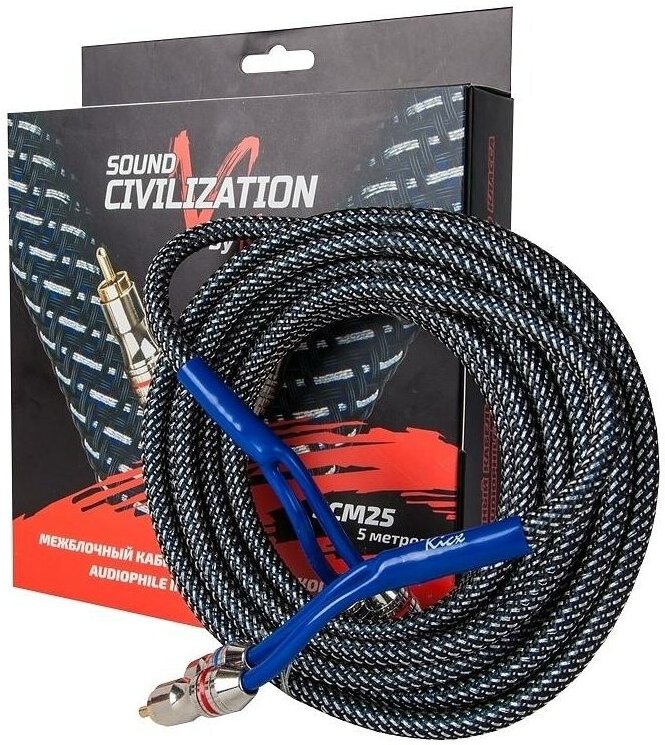 

Акустический кабель Kicx RCA SCM25 5м (2042044)