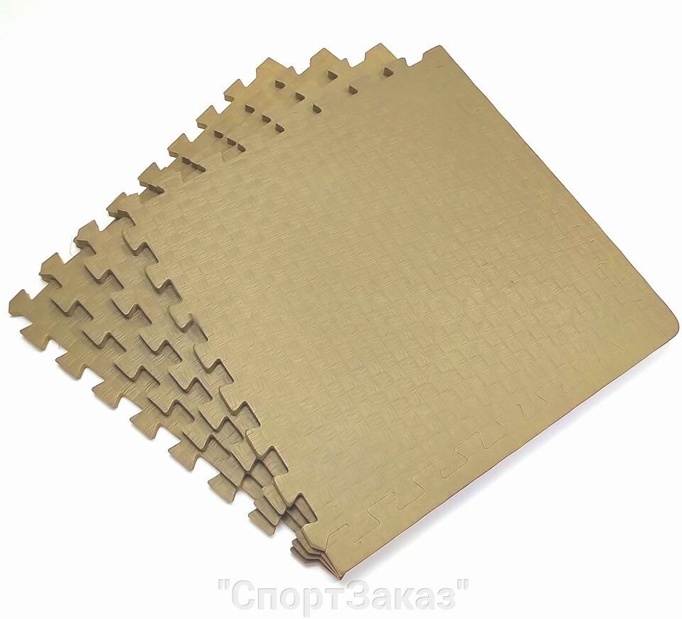

Развивающий коврик ECO COVER пазл Мягкий пол 500x500x14 бежевый [7502], Развивающий коврик ECO COVER пазл Мягкий пол 500x500x14 7502 бежевый