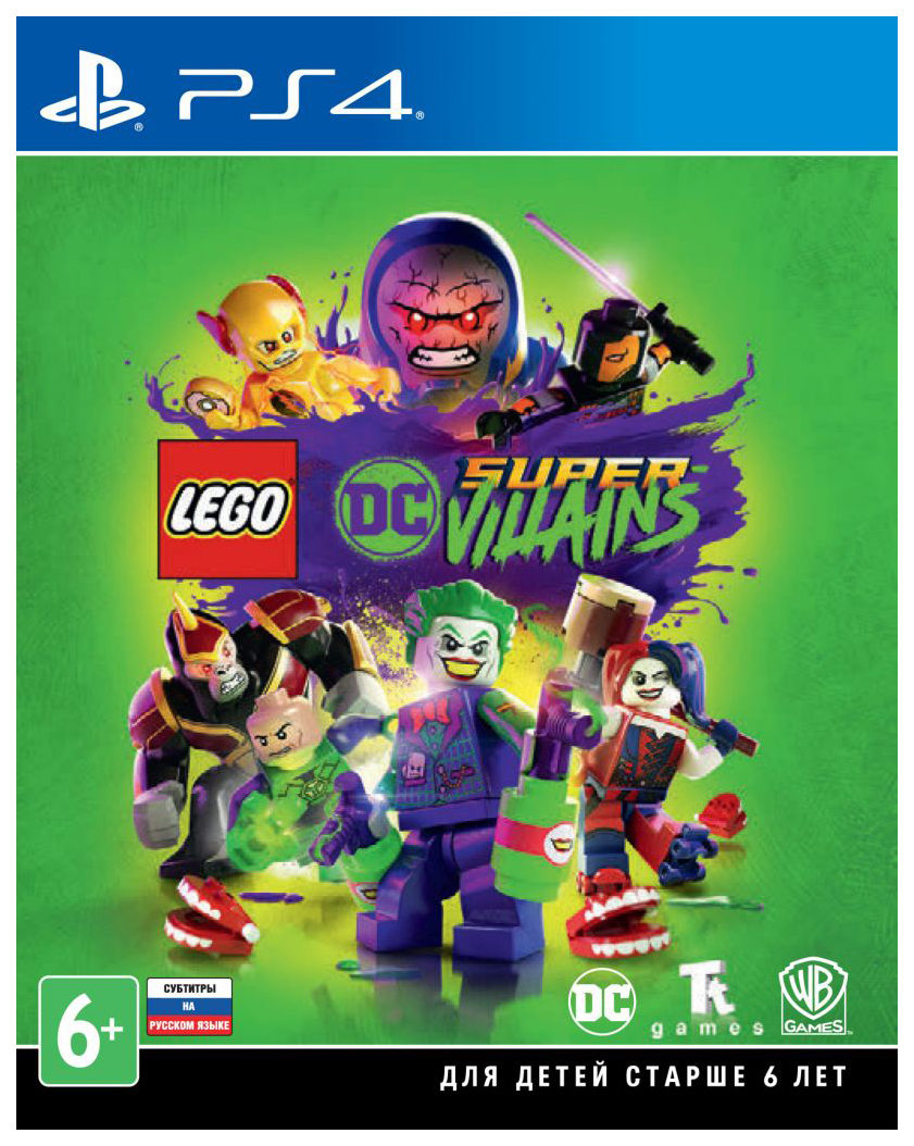 

Игра для приставки Sony LEGO DC Super-Villains [PS4, русские субтитры] [1CSC20003697], LEGO DC Super-Villains