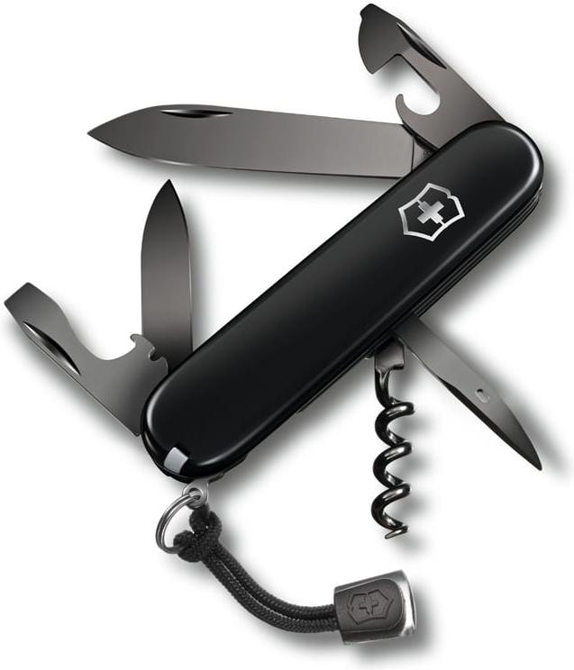 

Туристический нож Victorinox Spartan PS 13 функций подар. коробка черный [1.3603.3P], Spartan PS 13 функций подар. коробка