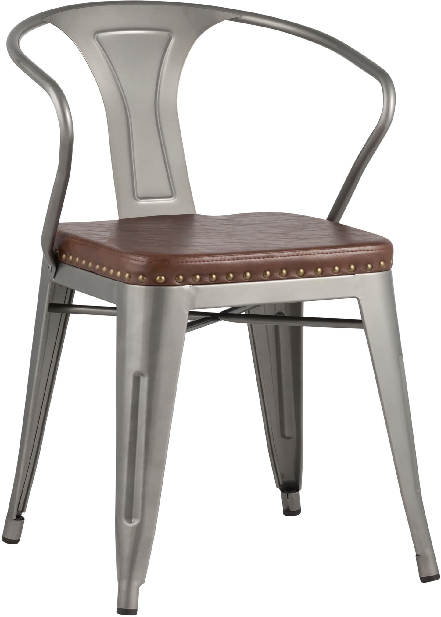 

Стул Stool Group Tolix Arms Soft серебристый [LF718H GREY 7083+PU7002], Стул Stool Group Tolix Arms Soft LF718H GREY 7083+PU7002 серебристый