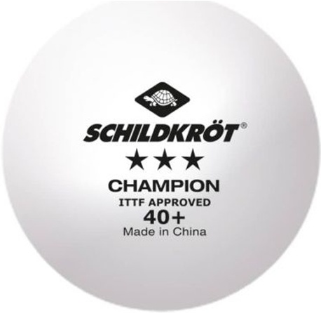 

Мячи для настольного тенниса Donic Schildkrot Champion ITTF 3 шт белый