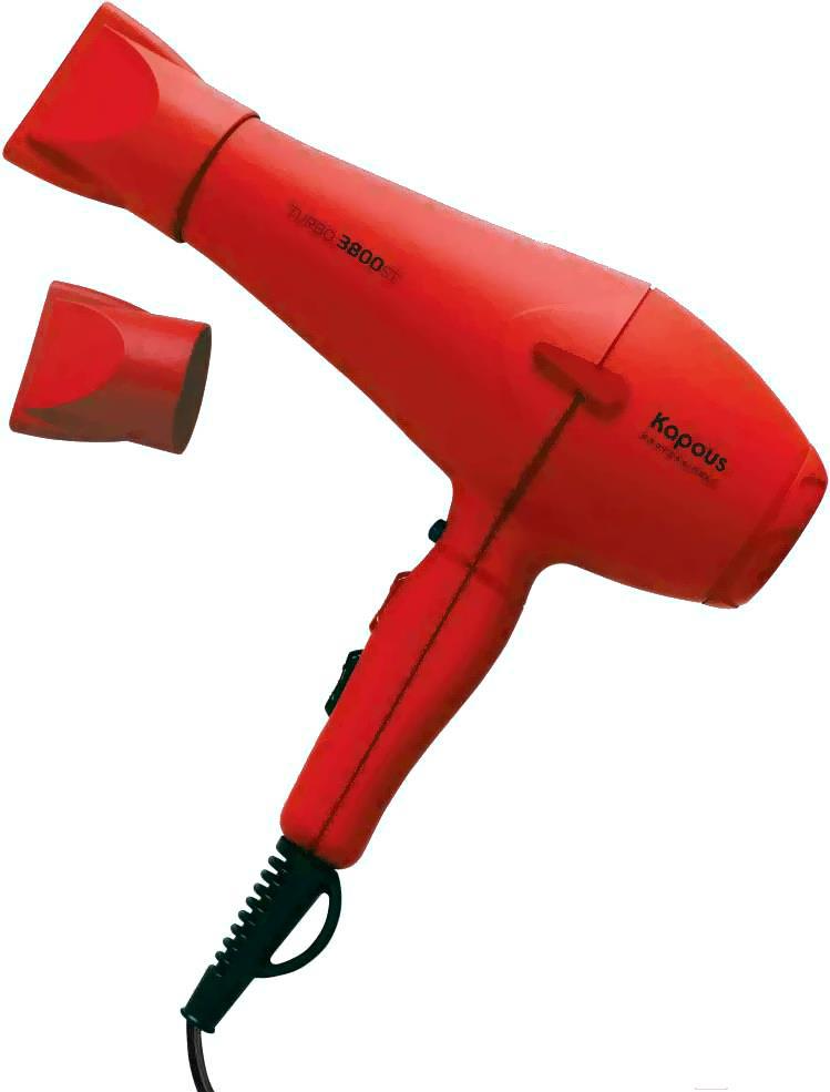 

Фен Kapous Professional Turbo 3800ST красный, Turbo 3800ST Professional