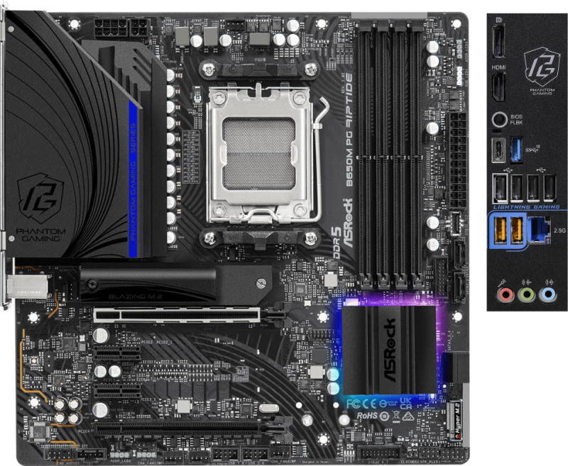 

Материнская плата ASRock B650M PG Riptide