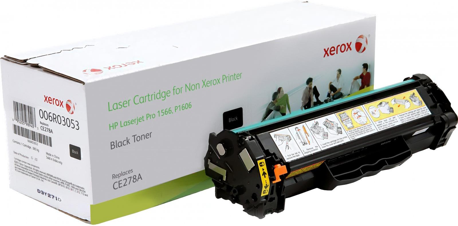 

Картридж Xerox 006R03055, Картридж Xerox Для HP 1005/1006 Canon 3010 /3011/3018/3100 PN: CB435A, Canon 712 006R03055