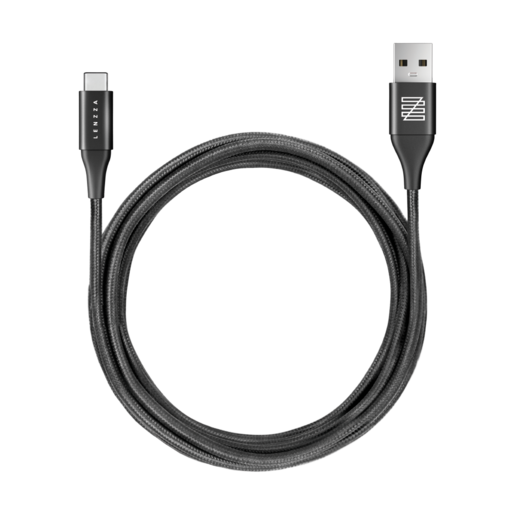 

Кабель для компьютера LENZZA Nylon Braided черный [LNBCKTC20BLK], Nylon Braided