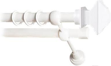 

Карниз Lm Decor Верди 030 2р гладкий 25/19мм 2.4м белый глянец, Верди 030 2р гладкий 25/19мм 2.4м