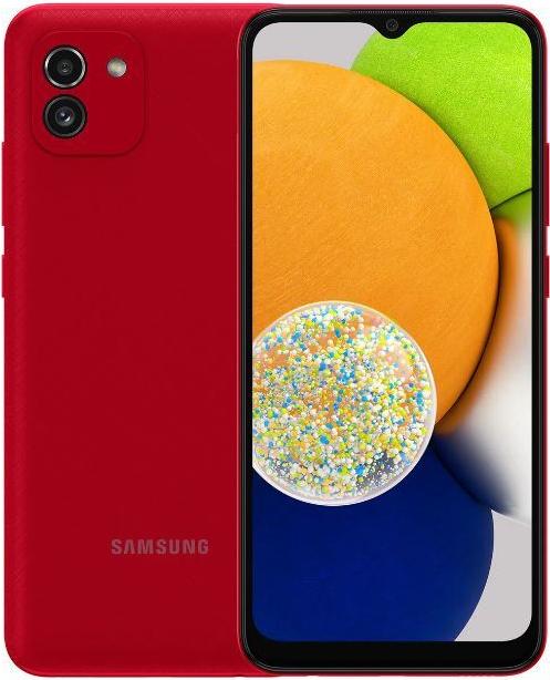 

Мобильный телефон Samsung Galaxy A03 32Gb Red [SM-A035FZRDSER], Смартфон Galaxy A03 32Gb