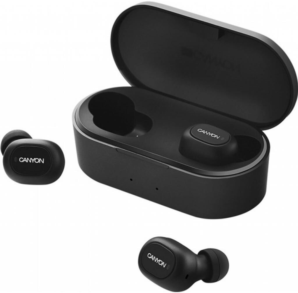 

Наушнки Canyon CND-TBTHS2B Black, Наушники Canyon CND-TBTHS2B
