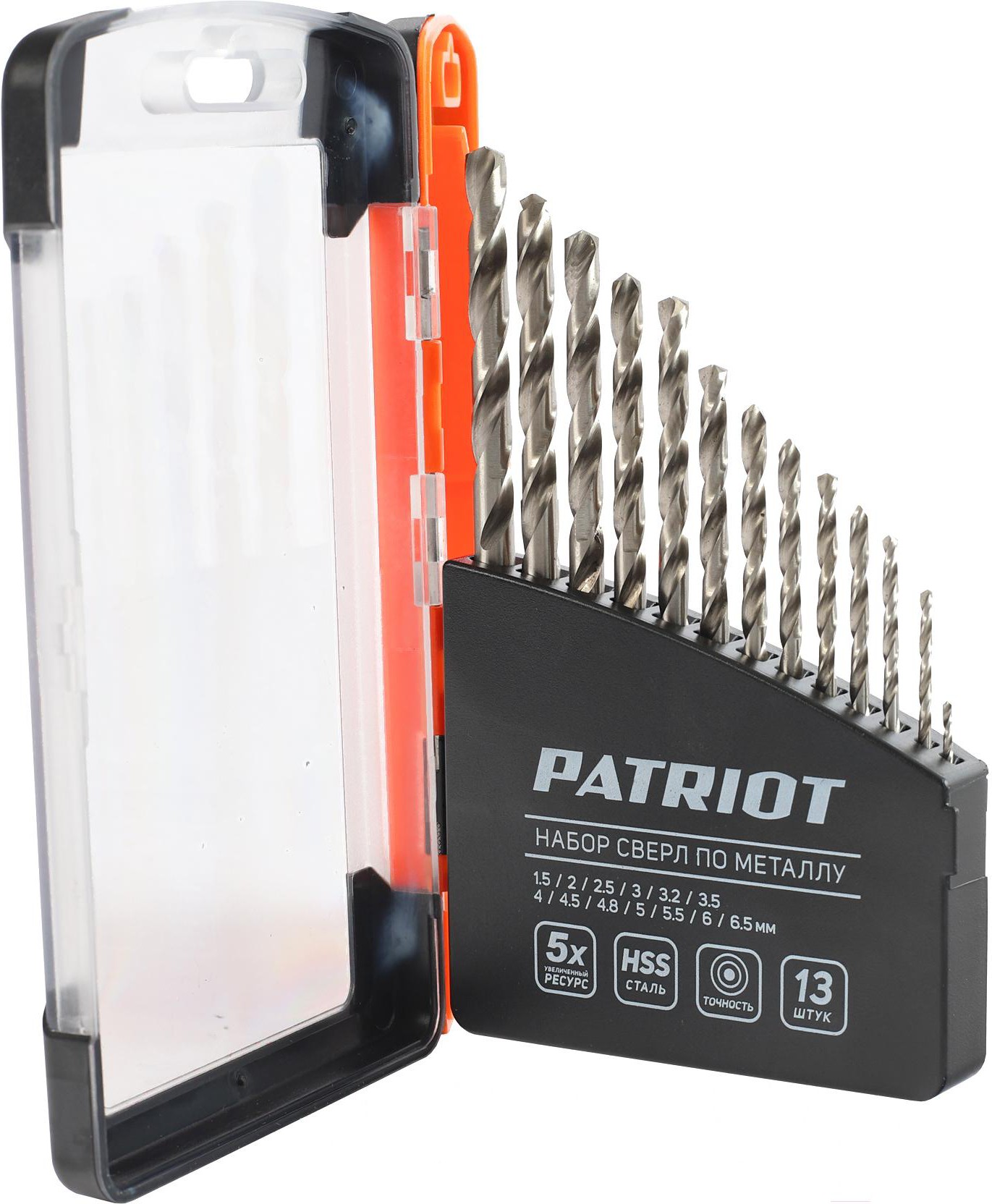 

Набор сверл Patriot по металлу [815010104], Набор сверл Patriot по металлу 815010104