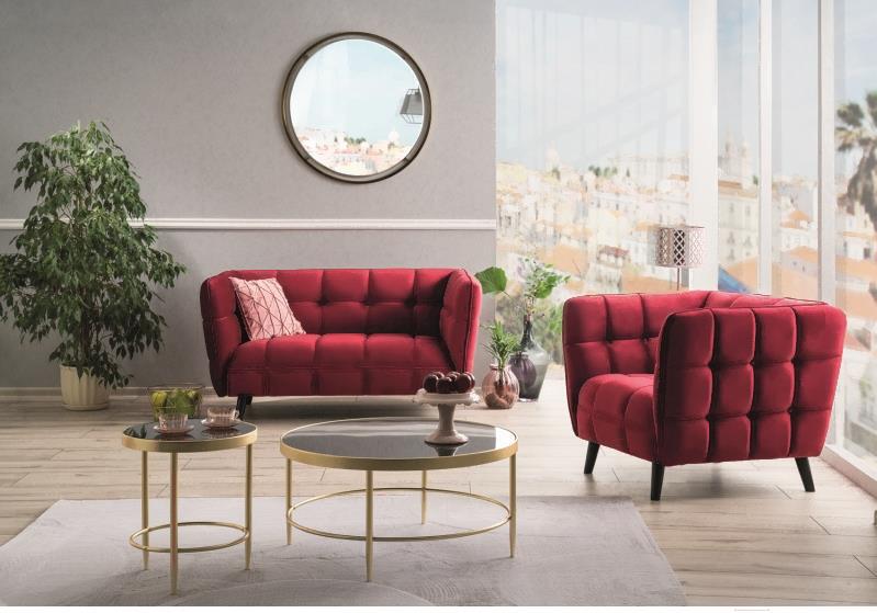 

Диван Signal CASTELLO VELVET 2 Bluvel59 бордовый, CASTELLO VELVET 2 Bluvel59