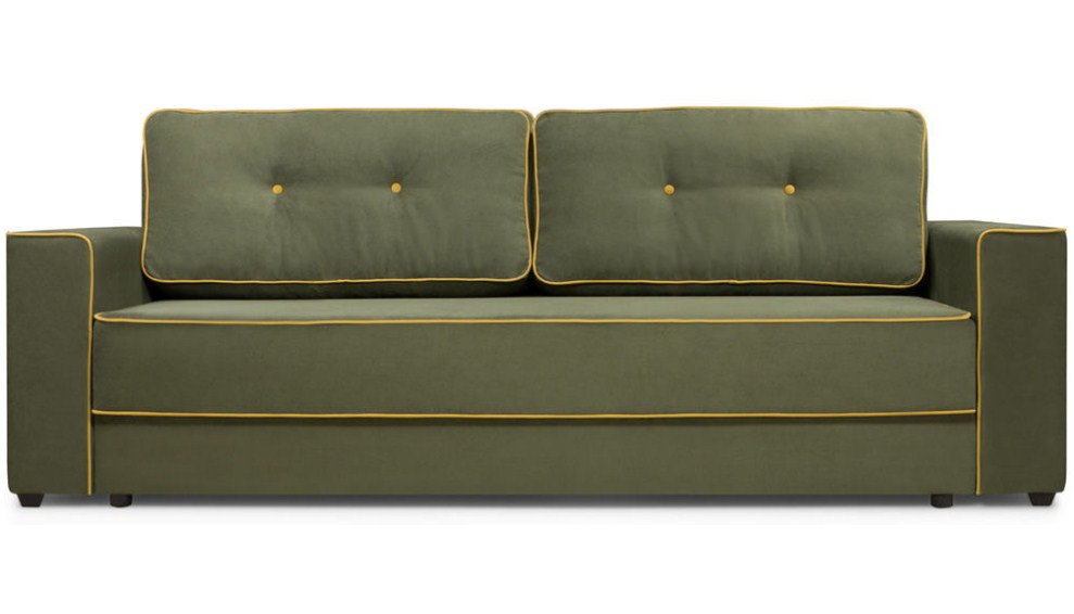 

Диван Менли НПБ холлофайбер Velvet Green, Менли Velvet НПБ холлофайбер